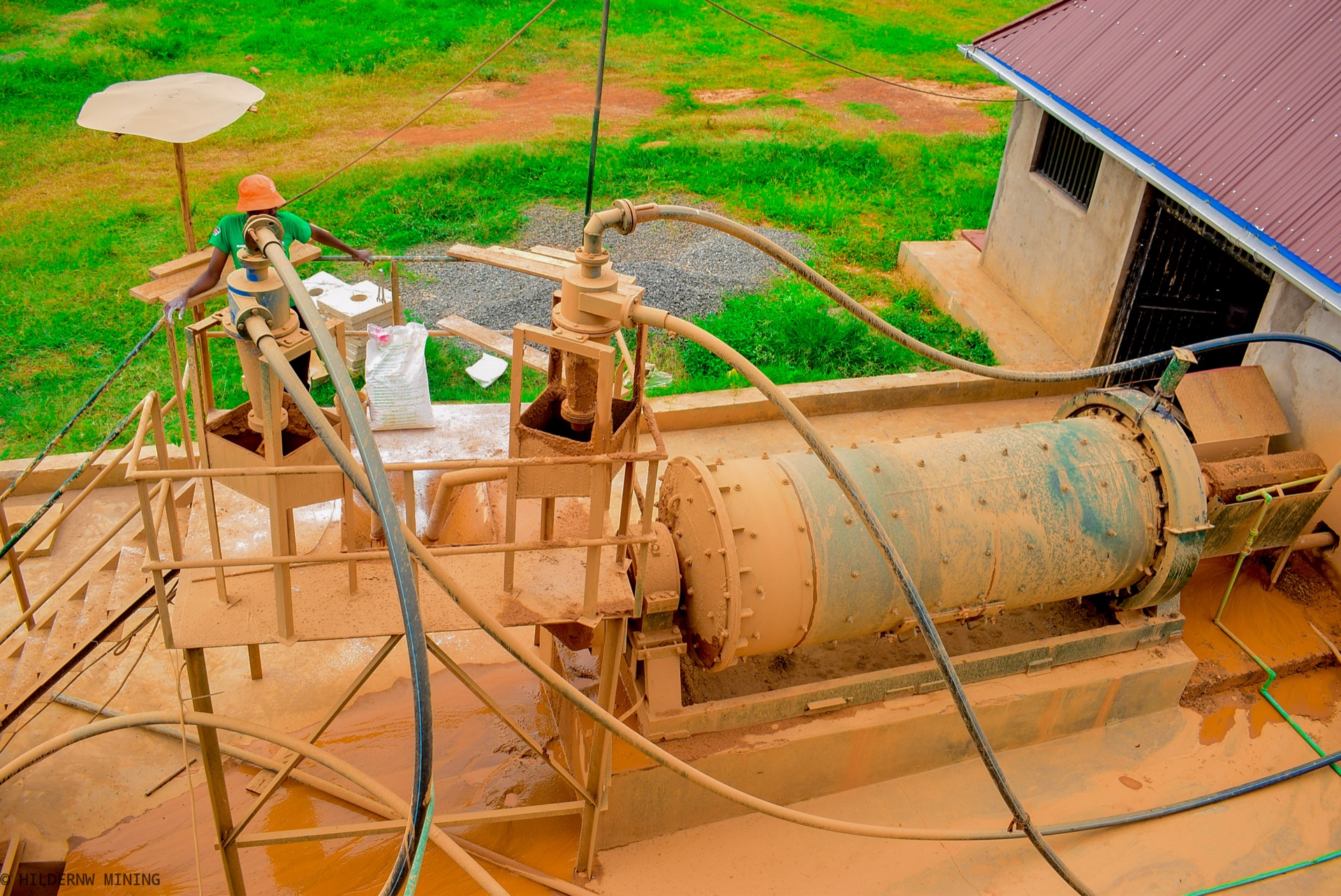 Mining support on site