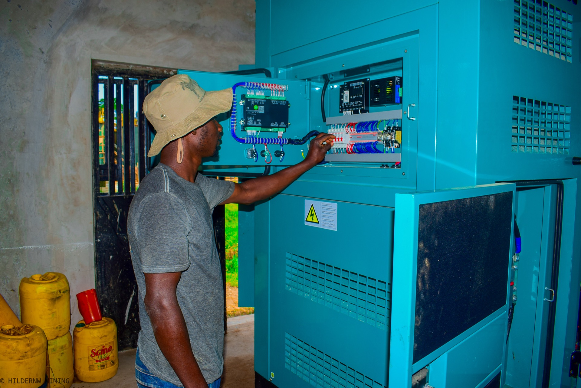 Responsible mining operations on site